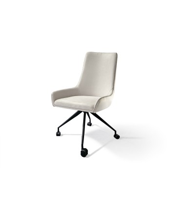 DIANE-SILLA RUEDAS BLANCA-HILO GRIS